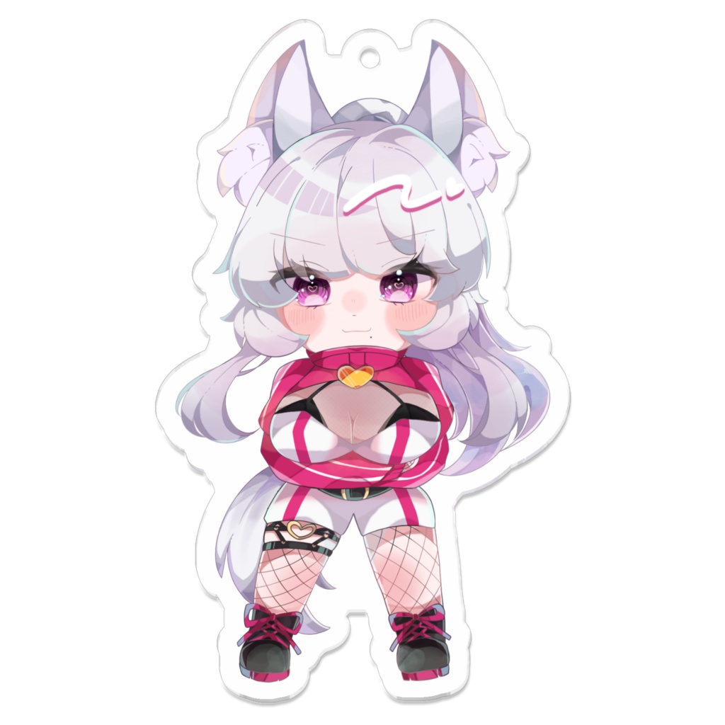 キツネ子　でふぉるめ　アクリルキーホルダー　ジャージver