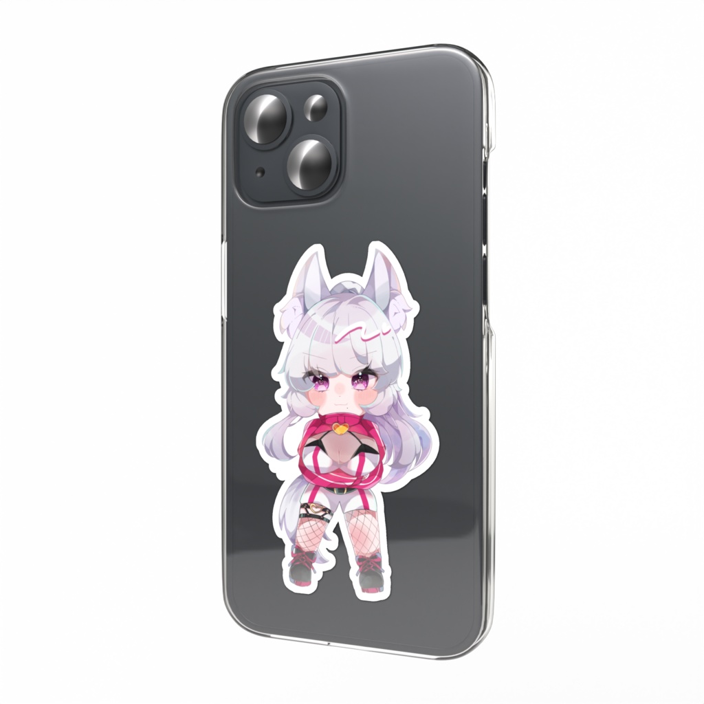 キツネ子 でふぉるめ スマホステッカー ジャージver