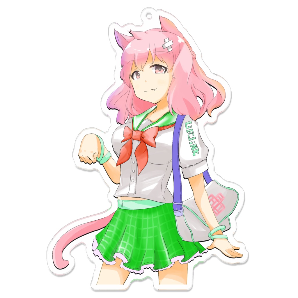 ネコJKゆるふわアクキー