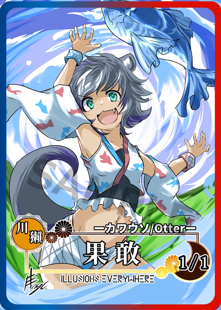 【予約販売】【MTG】戦士/カワウソ トークン【オリジナル】