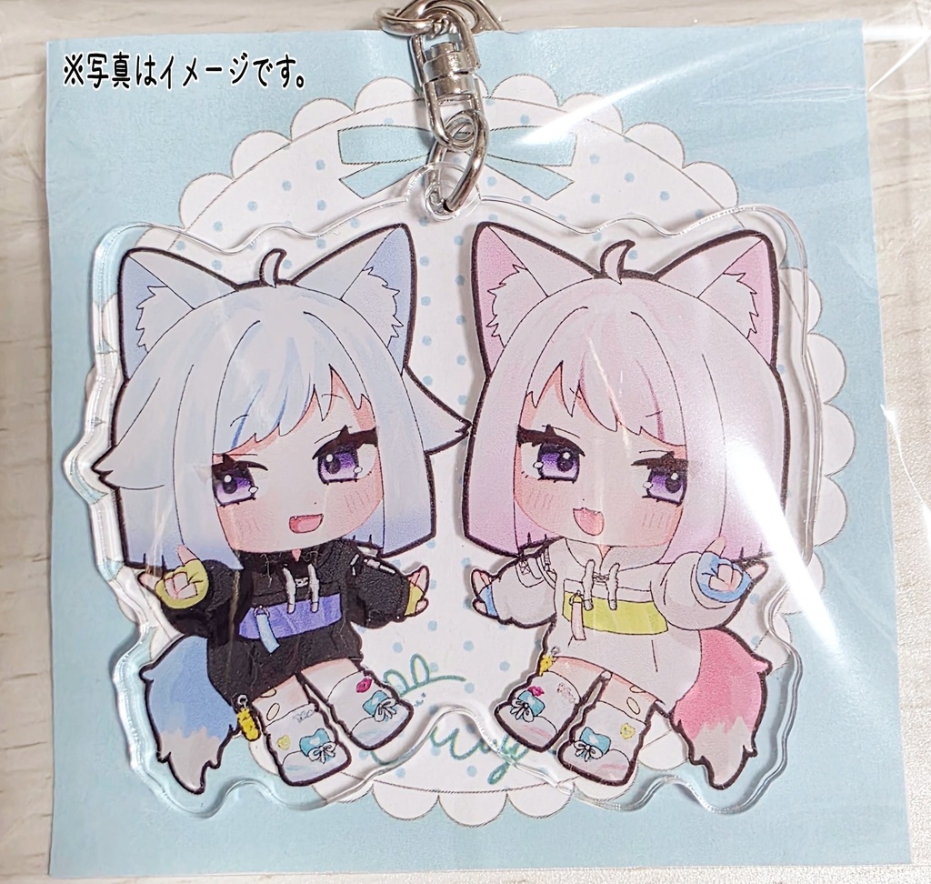 【非公式】キスキツネヒメヒナアクリルキーホルダー