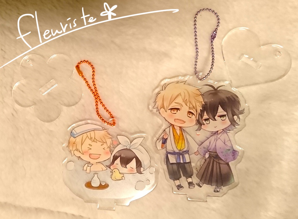 お出かけアクリルスタンド 温泉デエト 花藤 Fleuriste Booth