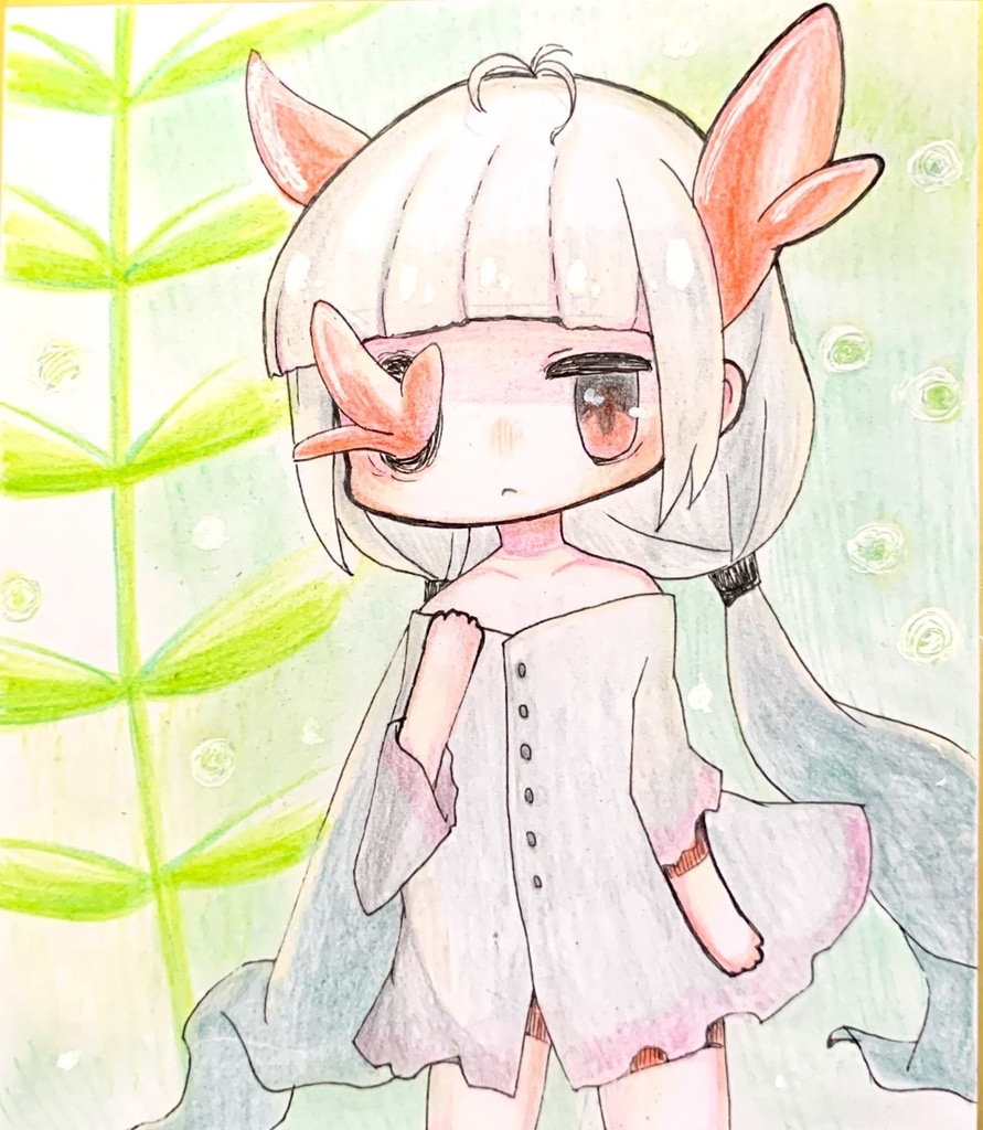 リクエスト受付中(手描き色紙大)