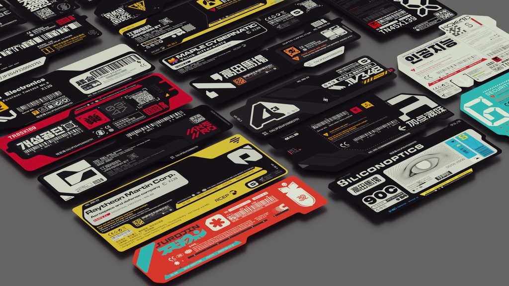 Cyberpunk Decals Vector Pack 03
