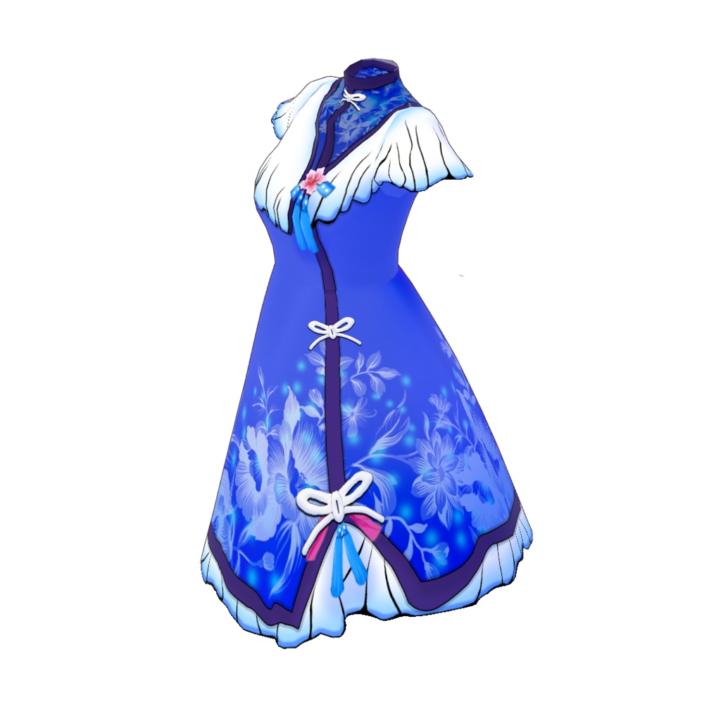 Vroid Blue Dress