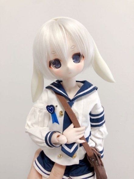 「小羊商店」【完売・展示】うさみみ 兎耳 MDD・DD・BJD ヘアバンド