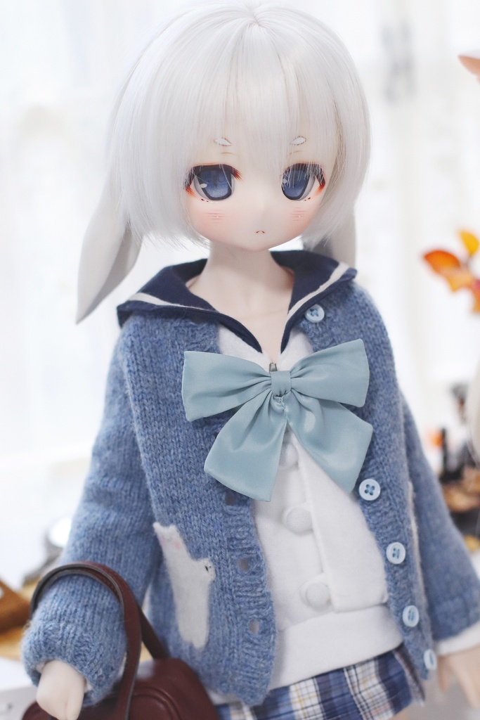 「小羊商店」【完売・展示】うさみみ 兎耳 MDD・DD・BJD ヘアバンド