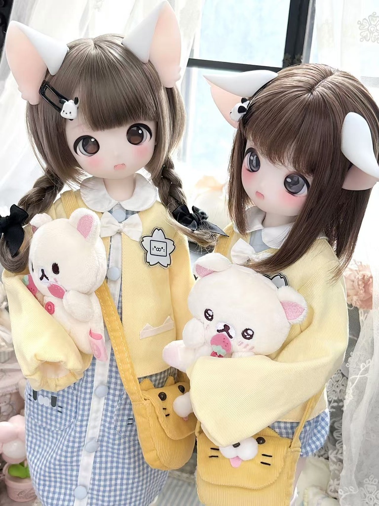 「小羊商店」ネコミミ 猫耳 MDD・DD・BJD・1/4・1/6