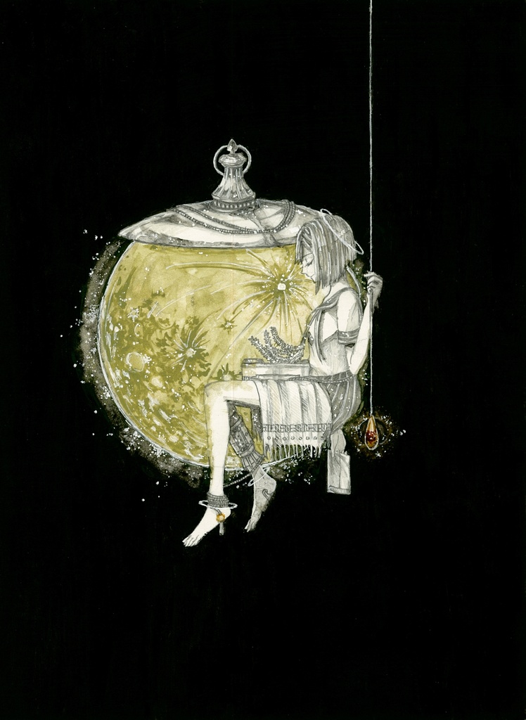 額装原画「おやすみ.」