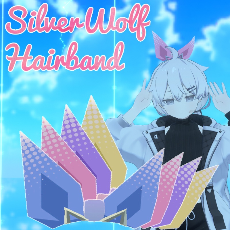 SilverWolfHairband