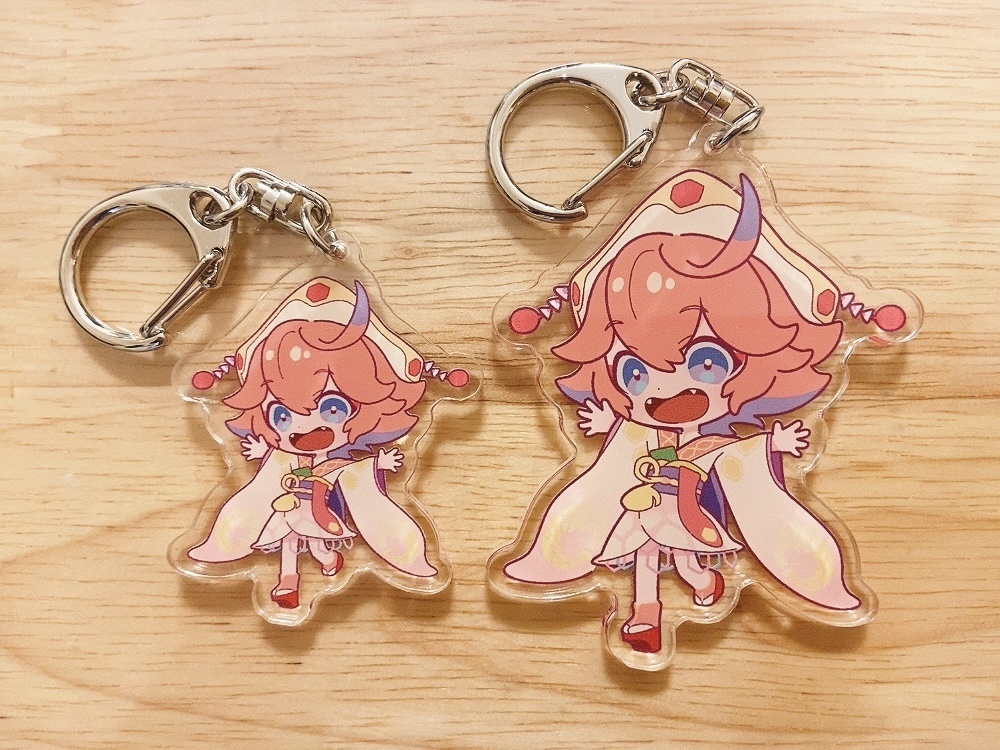 ナツノのSDアクリルキーホルダー