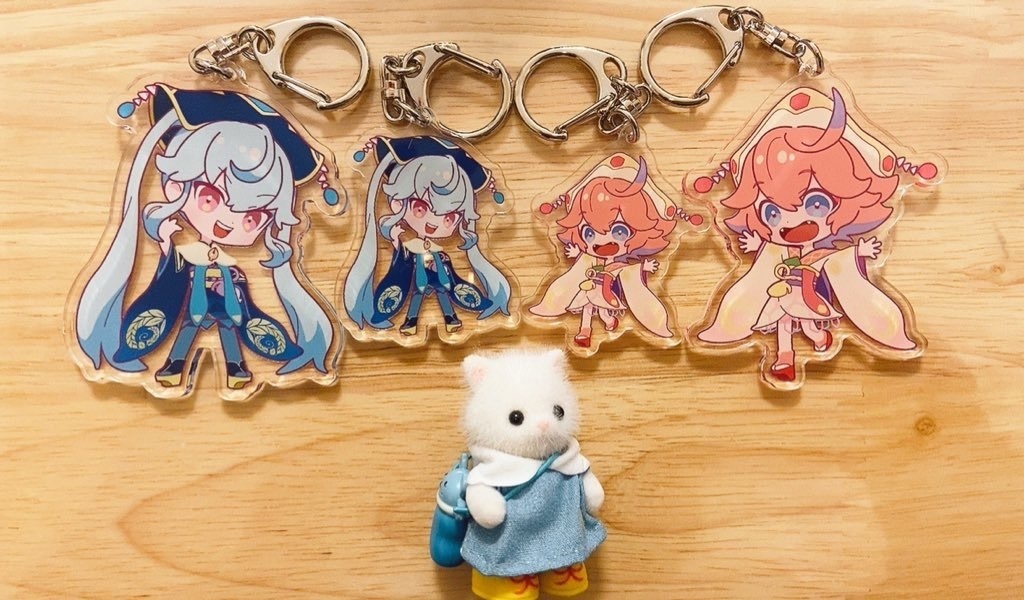 ユヅキのSDアクリルキーホルダー