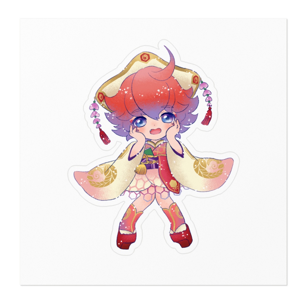 ナツノのステッカー