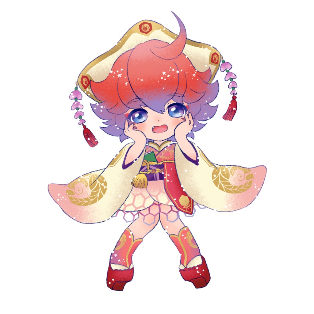 ナツノのステッカー