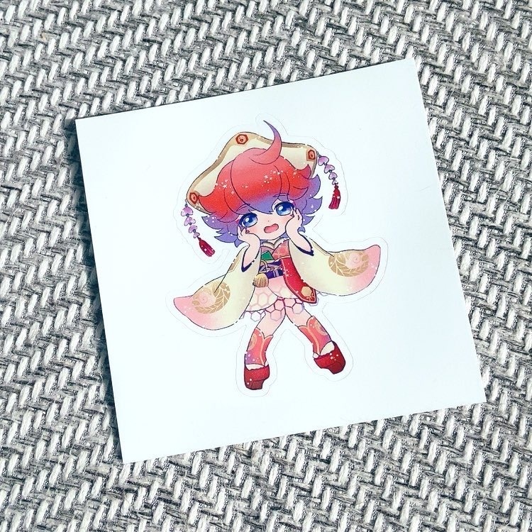 ナツノのステッカー