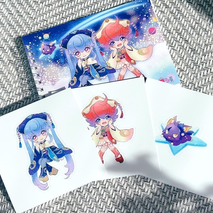 ナツノのステッカー