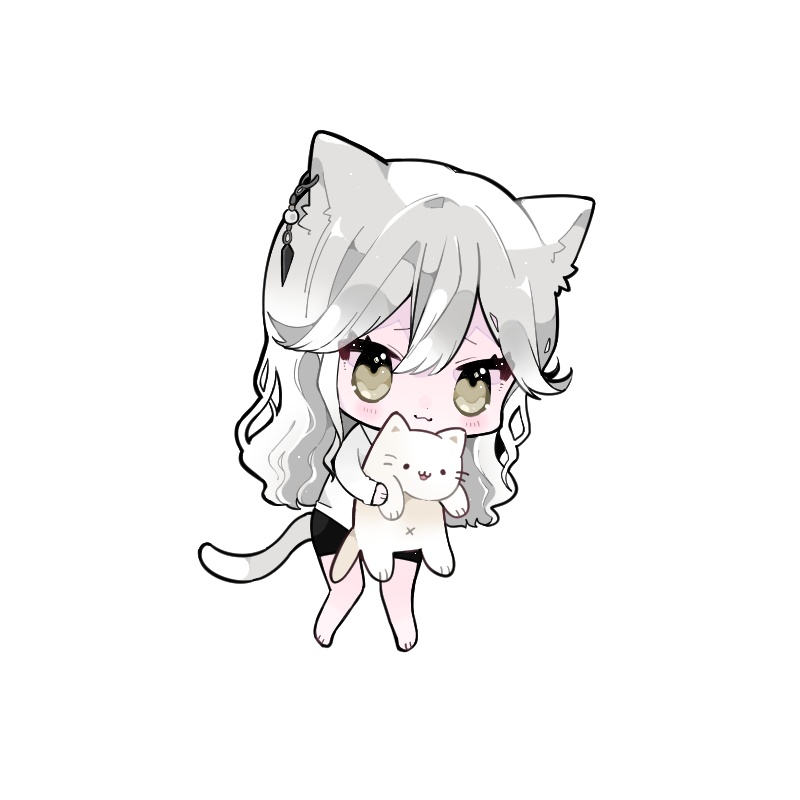 【少数再販】ねこ抱きアクリルキーホルダー