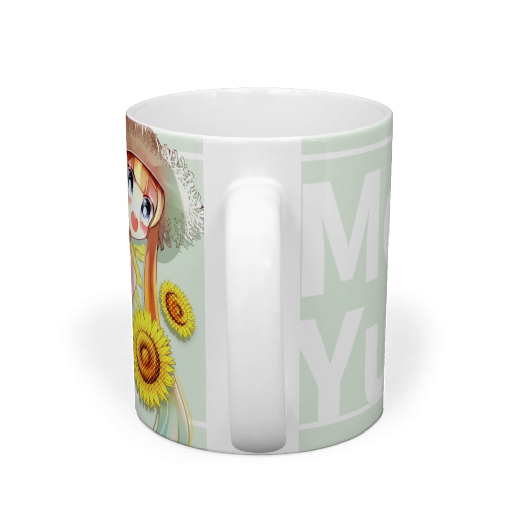 夢水とひまわりマグカップ