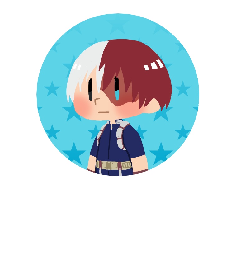 32mm缶バッジ 轟焦凍