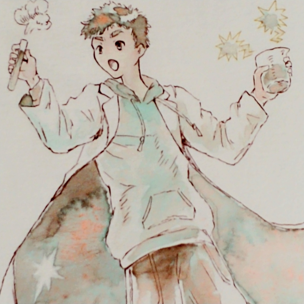 【原画】ひらめきの科学【フレームレス原画】