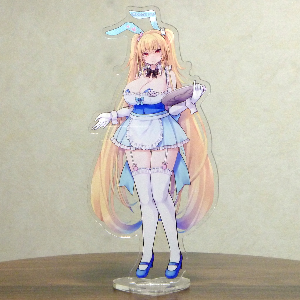 海兎カフェスタッフ『卯月』の1/12スケール両面印刷アクリルフィギュア