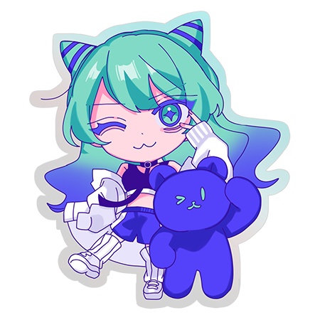 ステッカー『歩夢』