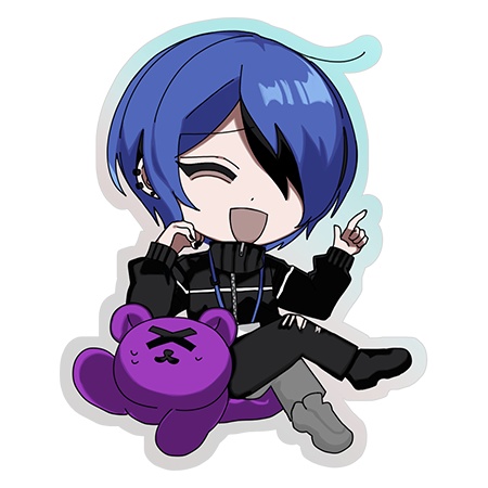 ステッカー『紫晴』