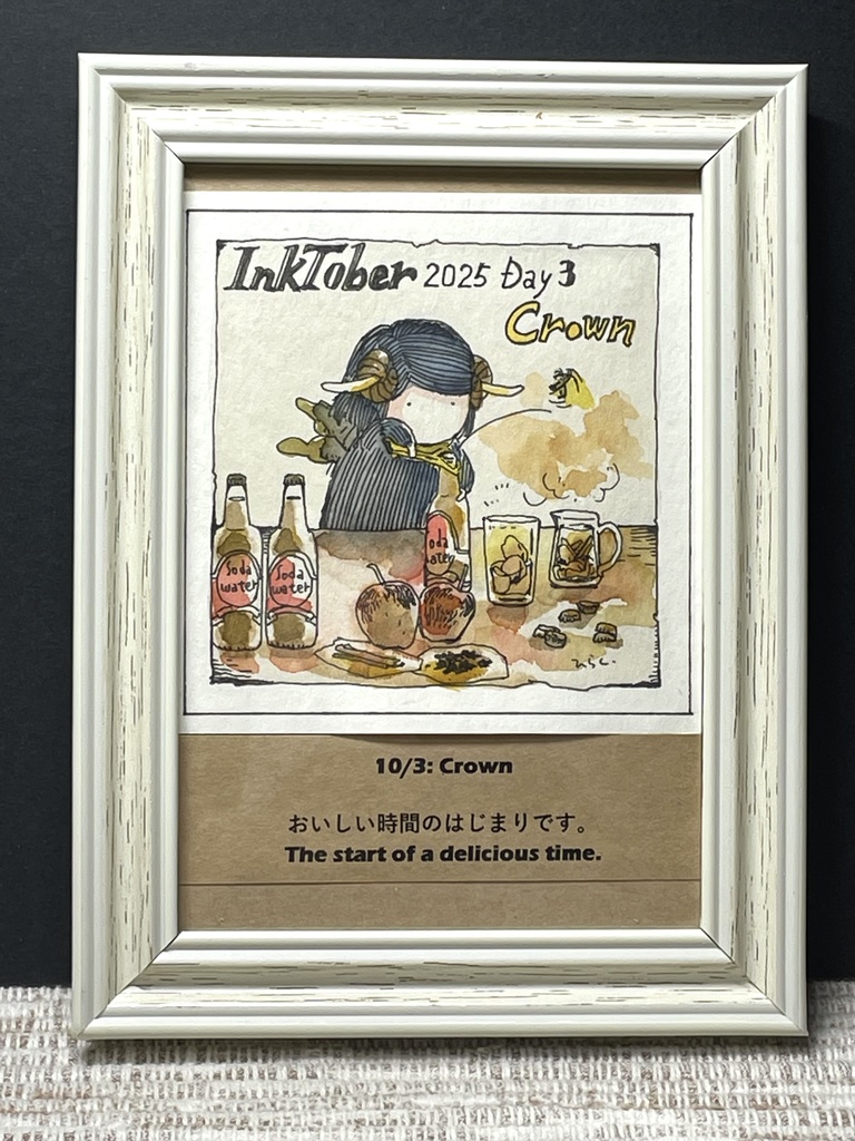 額装原画「10/3: Crown」