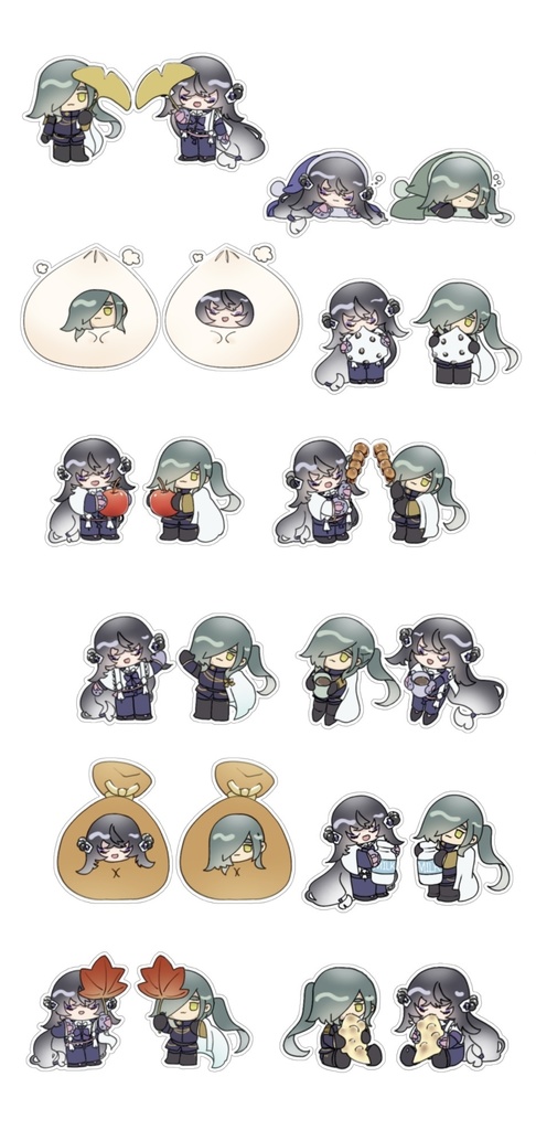 ゆる～い青江派シール④