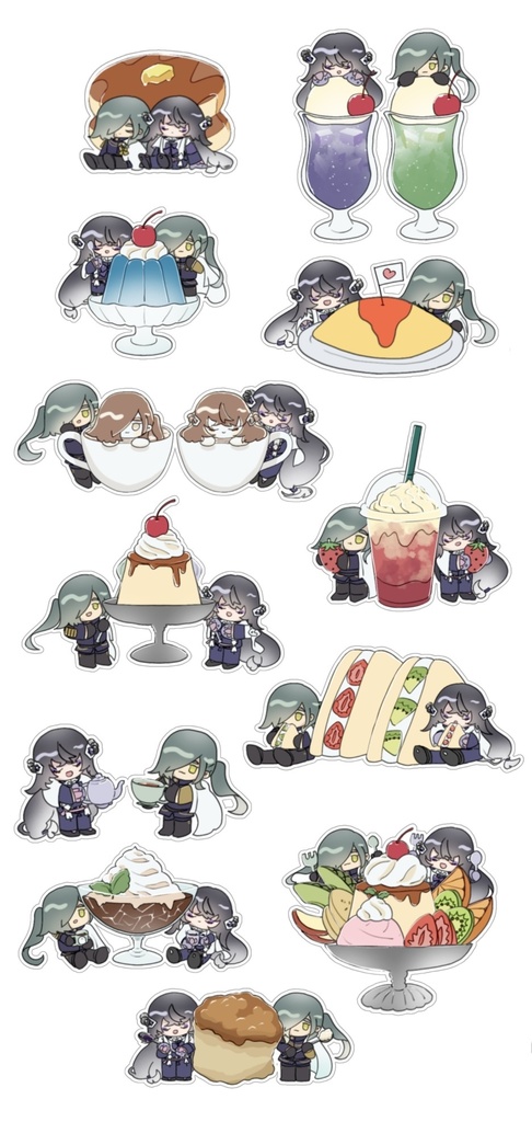 ゆる～い青江派シール⑤
