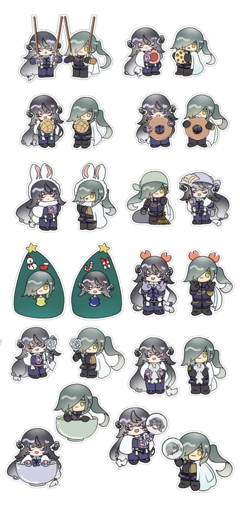 ゆる～い青江派シール⑥