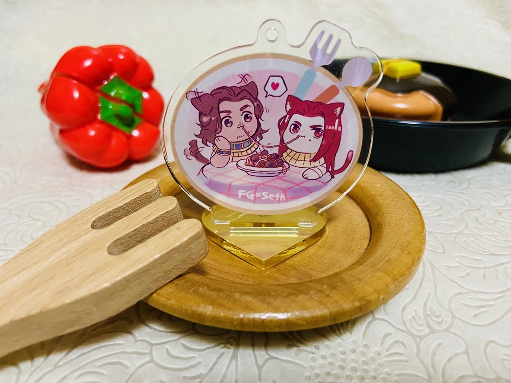 髭セトアクスタ（ボールチェーン付）
