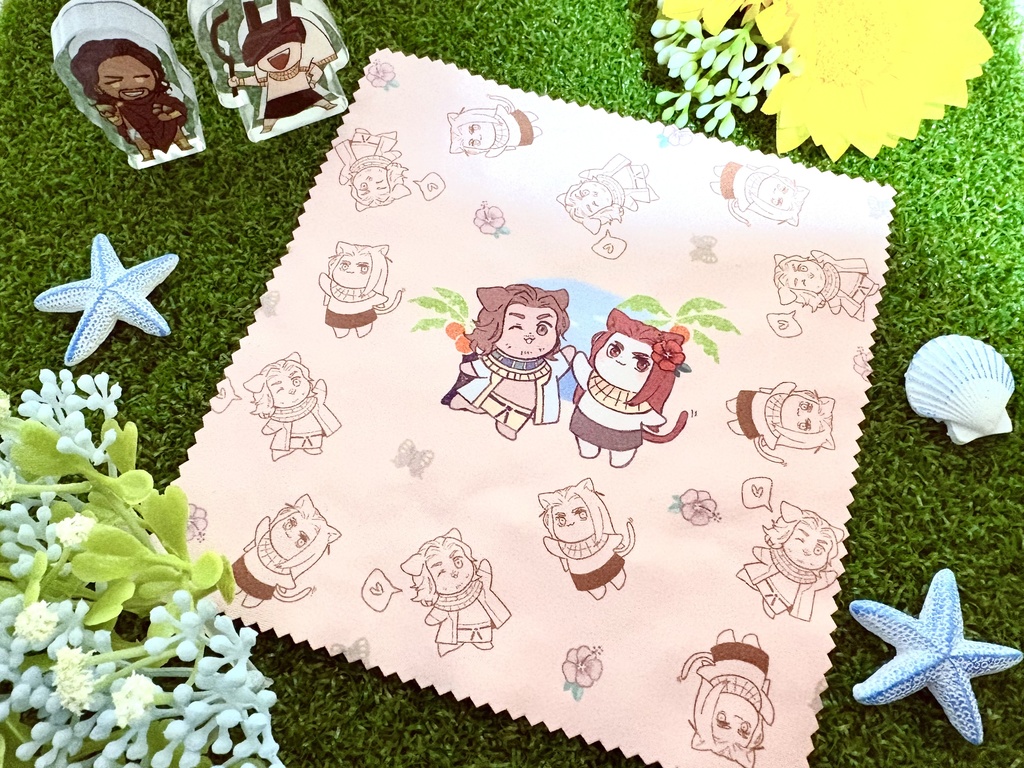 わんニャン髭セトメガネクロス