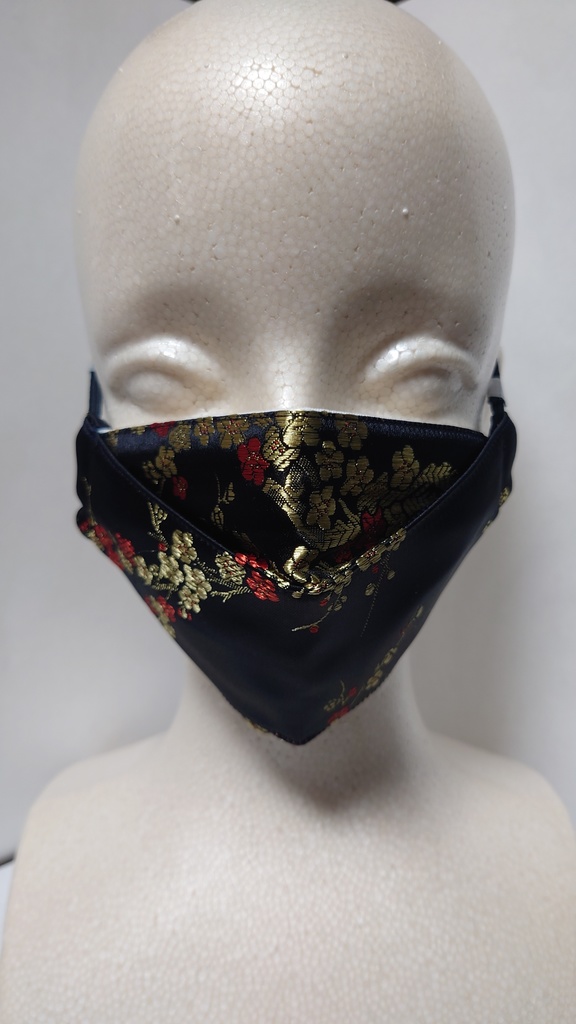 和柄マスク(梅)