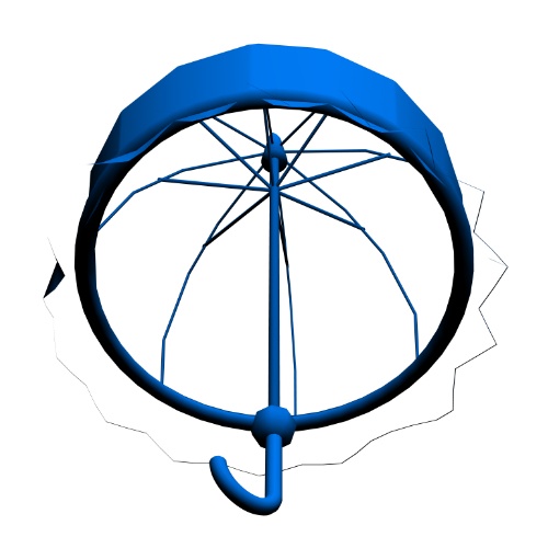 ロマンチックな傘