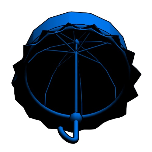 ロマンチックな傘