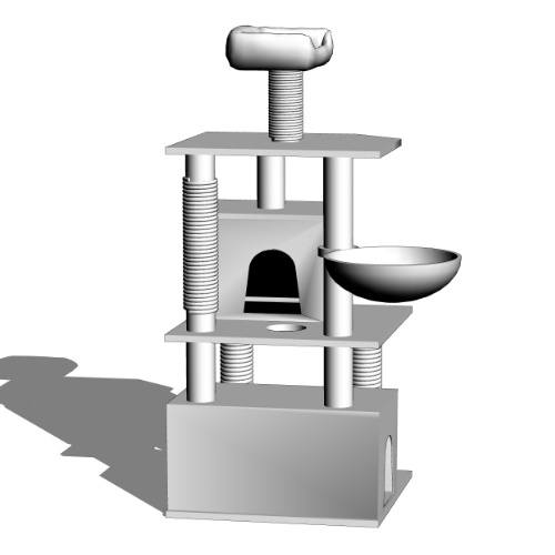 キャットタワー 3d素材