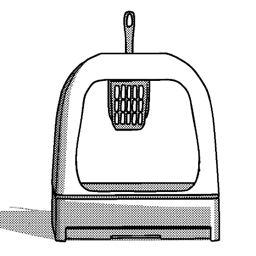 トレイが動く 蓋つき猫トイレ