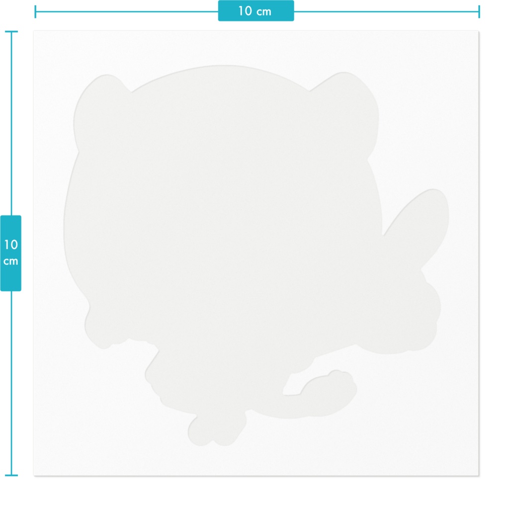 ろっさん指さしステッカー