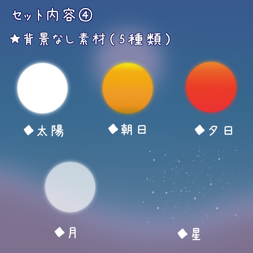 揺れる水面セット