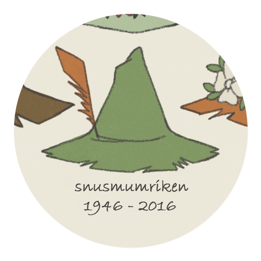 旅人たちの帽子柄マスキングテープ