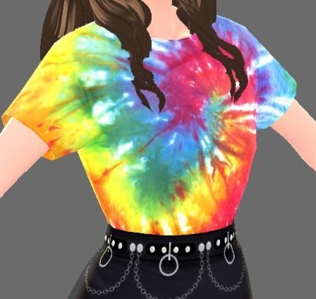 Tie Dye mini shirts 7 pcs