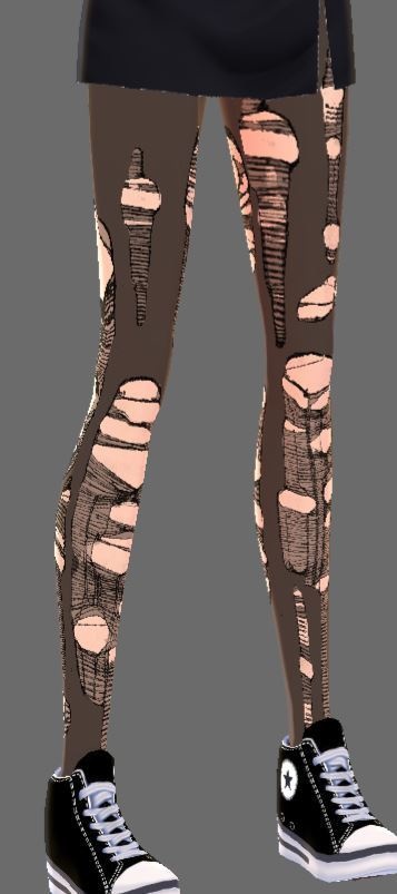 Gothic stockings texture