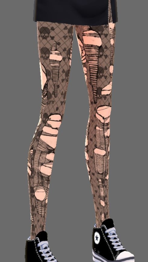 Gothic stockings texture