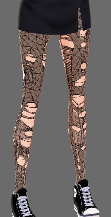 Gothic stockings texture