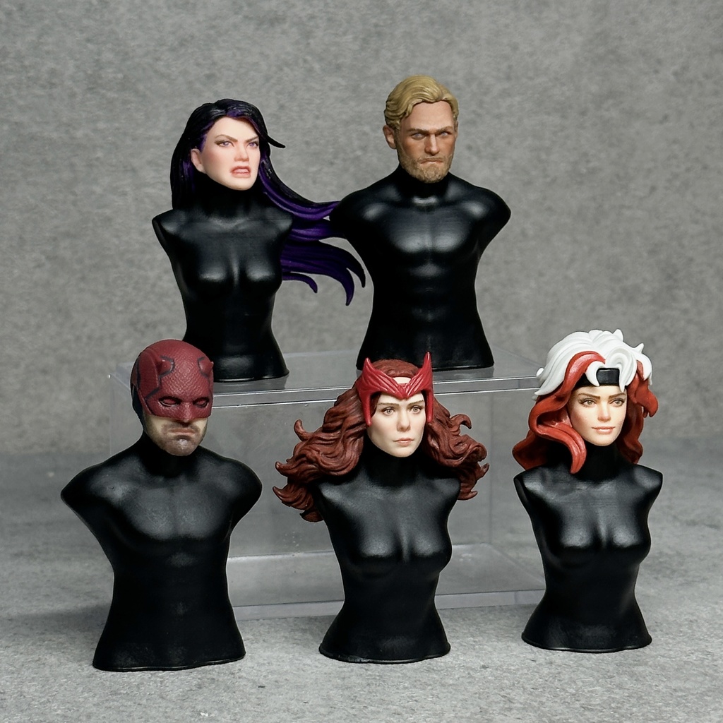 1/12 アクションフィギュア用 ヘッドスタンド CP001(トルソー)