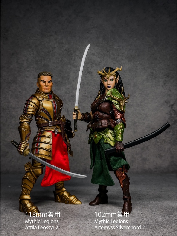 1/12スケール 日本刀&鞘 太刀 CW002(アクションフィギュア用)