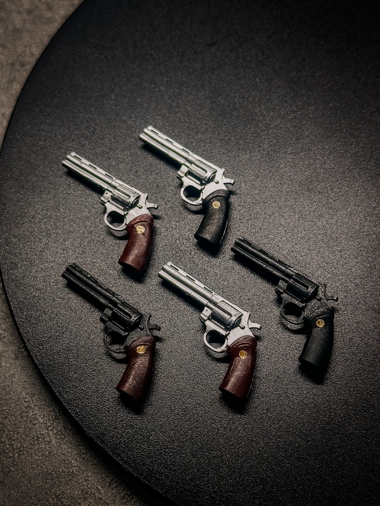 1/12スケール ハンドガン リボルバータイプ CW001