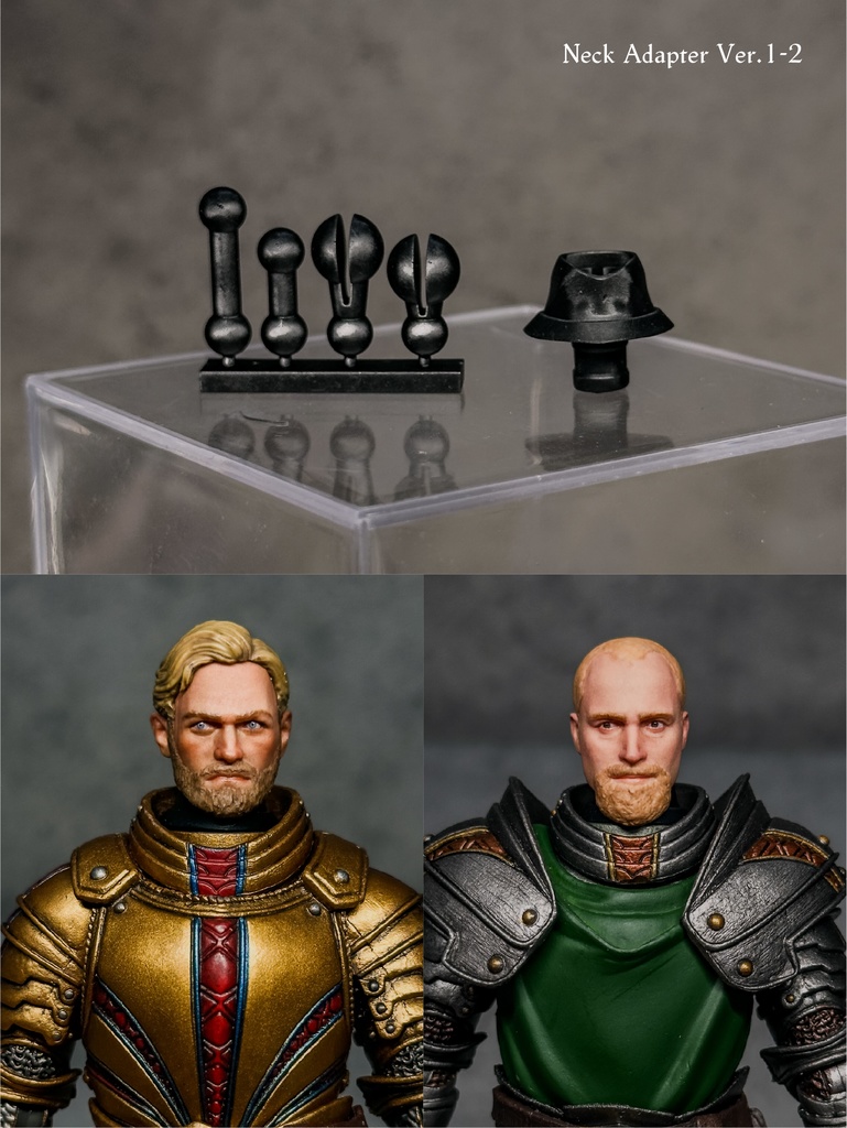 【モニター価格終了】ネックアダプター（Mythic Legions向けヘッド互換パーツ）