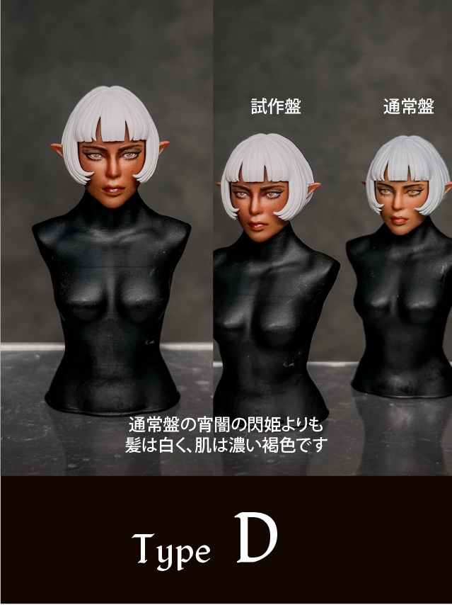 【各限定1点 試作品放出】姫騎士 3種 / ダークエルフ 1種